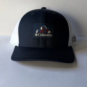 Columbia Dark Blue and White Trucker Hat